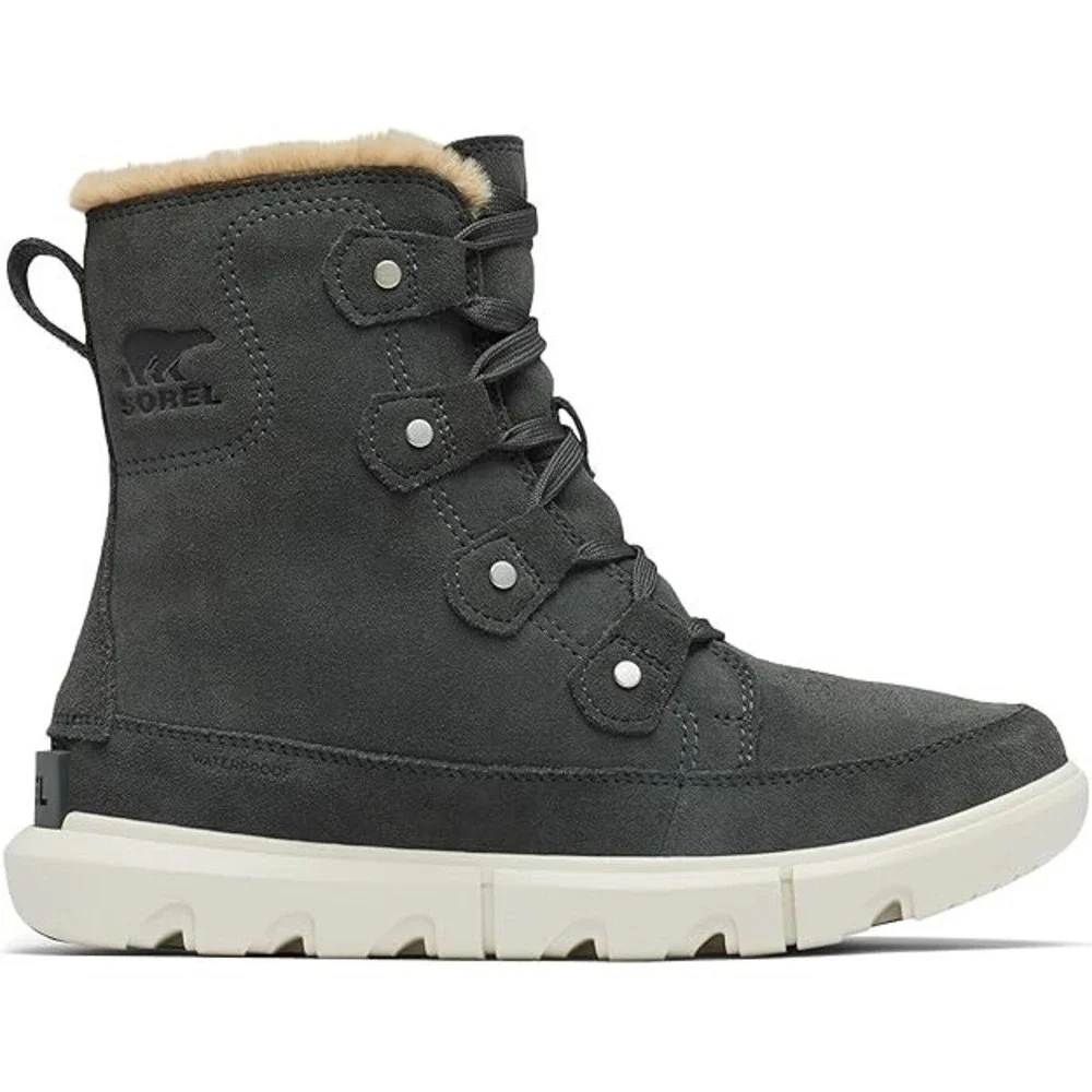 SOREL® (Women's 8) Explorer Next™ Joan Waterproof Boot‎ in Grill/Fawn - $155